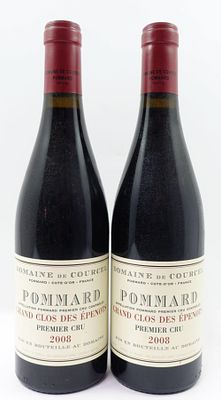 Vin - Grand Clos des Epenots 2008 2 botlles 0.75LPommard Domaine de Courcel Good condition