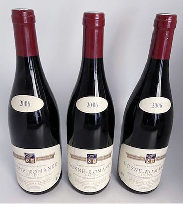 Vin - Vosne Roman&eacute;e 20063 Bouteilles 1er cru Domaine Coquart Loison Fleurot 2006 Bon &eacute;tat3 