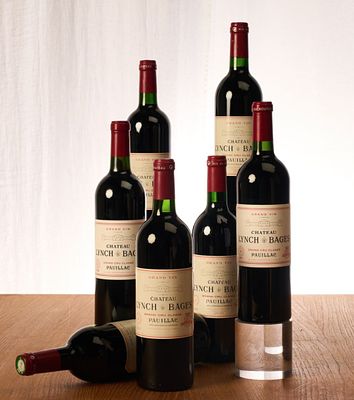 Chateau Lynch-Bages - 2000 - 2007 7 Botlles Vertical from 2000 to 2007 (without 2002)75clgood 