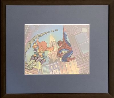 Marvel Comics - Spider-Man, 1995Serilitho Animation Cel with background art. Comes with its COA 