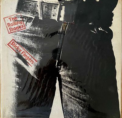 Andy Warhol - The Rolling Stones Sticky Fingers, 1971Vinyl record in original sleeve. Sleeve 