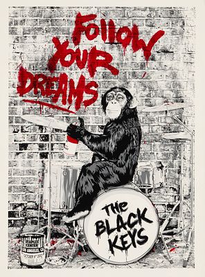 Mr. Brainwash - Follow Your Dreams, 2012Silkscreen on paper, signed and numbered /175, with 