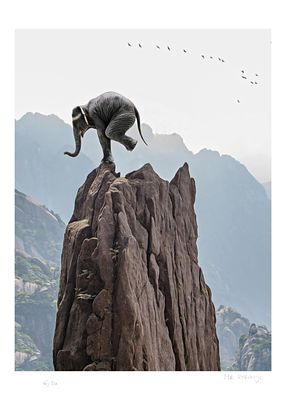 Mr Strange - Yes I Can, 2021Original digigraphy on Hanhem&uuml;hle paper, signed in pencil and 