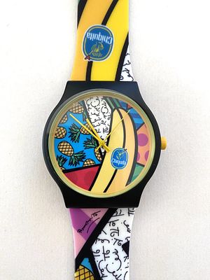 Swatch x Romero Britto - ChiquitaNew watch in original box. Box dimensions: 28 x 7 x 3 