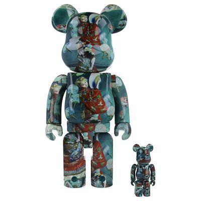 BE@RBRICK - Claude Monet - La Japonaise 400% + 100%Vinyl Art Toy. Comes in original box. Good 