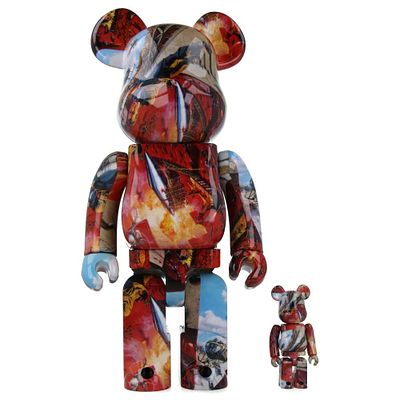 BE@RBRICK - 007 We only live twice (James Bond) 400% + 100%Vinyl Art Toy. Comes in original 
