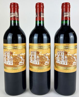 Vin - Ducru Beaucaillou 1989 3 Bottles 0.75L2&egrave;me Grand Cru Class&eacute;Good condition