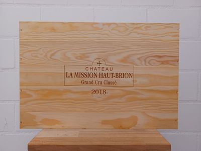 Vin - La Mission Haut Brion - 2018Caisse en bois de 6 Bouteilles 0.75Cl2018cru class&eacute; - 