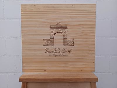 Vin - Chateau Leoville Las Cases - 2018Caisse en bois de 3 Magnum 1.5L2018Bordeaux - 