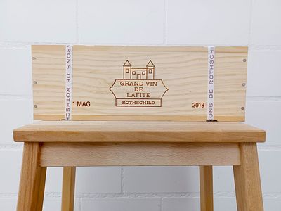 Vin - Chateau Lafite Rothschild - 2018Caisse en bois de 1 Magnum 1.5L20181er cru class&eacute; - 