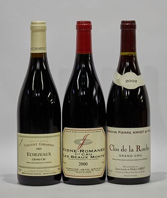 Vin - Selection de Bourgogne C&ocirc;te de NuitsVosne Roman&eacute;e Les Beaux Monts Premier Cru 2000 