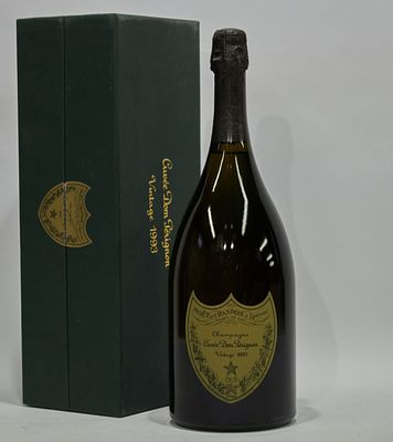 Champagne - Dom P&eacute;rignon 19931 magnumDom P&eacute;rignon Cuv&eacute;e Brut Mill&eacute;sime 1993Coffret originalBon 