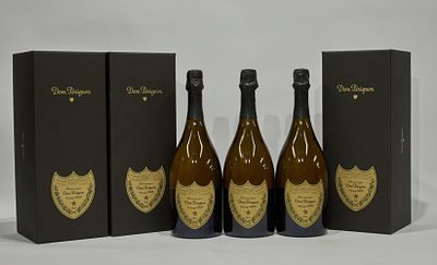 Champagne - Dom P&eacute;rignon 2009 6 Bouteilles Avec coffrets 2009 Bon etat 6 Bottles Dom Perignon 