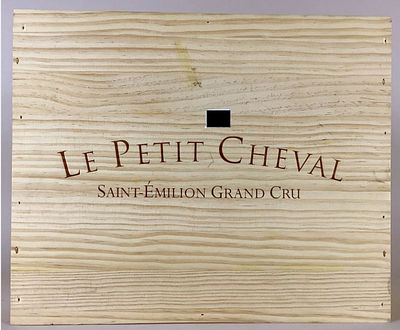 Vin - Chateau Petit Cheval 20116 Bouteilles Chateau Cheval Blanc Saint-&Eacute;milion Grand Cru 