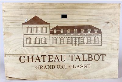 Vin - Chateau Talbot 20116 Bouteilles 4e cru class&eacute; Bordeaux - Saint-Julien - RougeBon &eacute;tat6 
