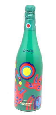 Champagne - Taittinger 19901 BouteilleEdition limit&eacute;e Collaboration avec l'artiste Corneille 