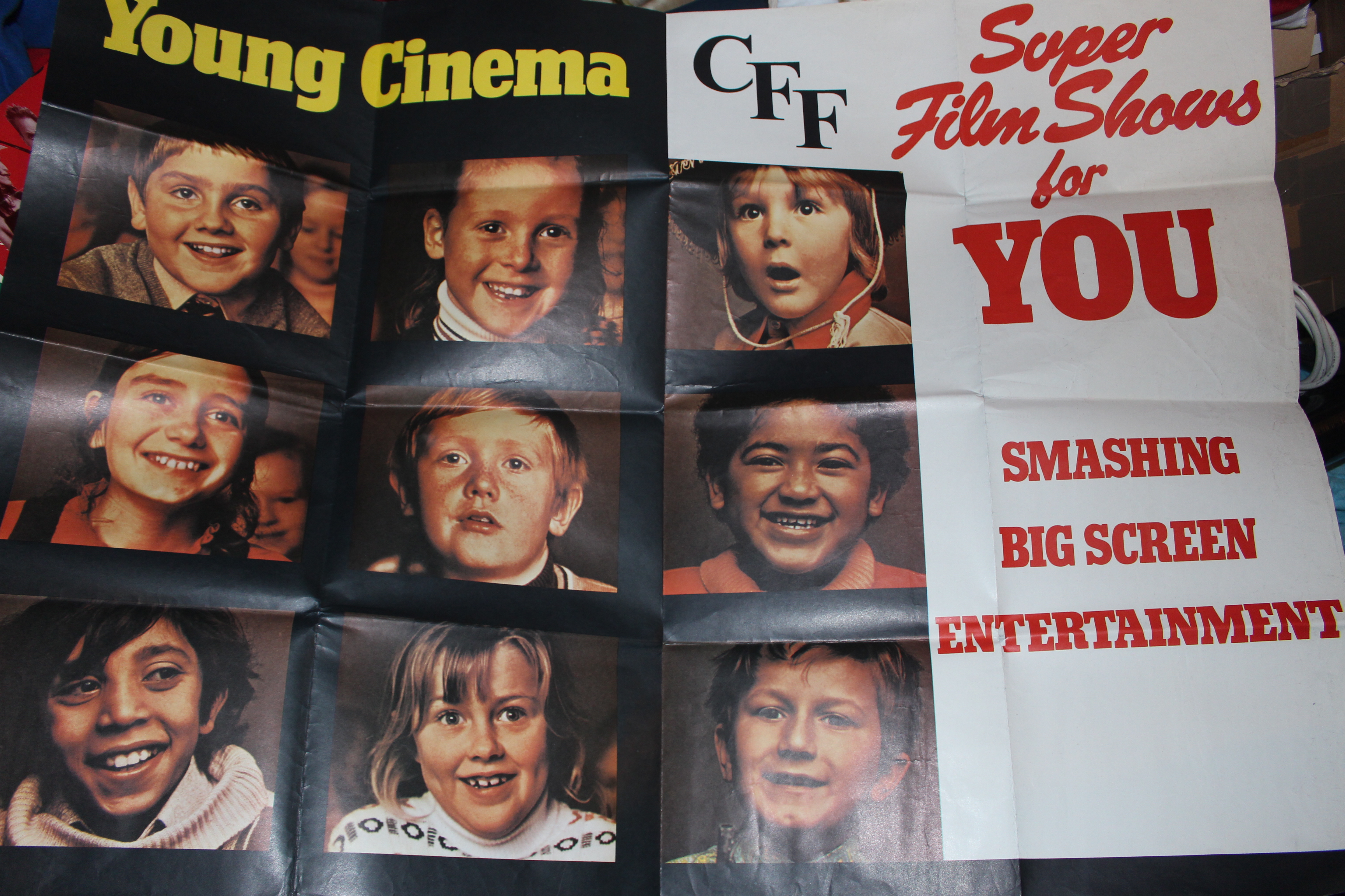 Quad poster for Saturday morning films by The Childrens Film Foundation 1970s CFF