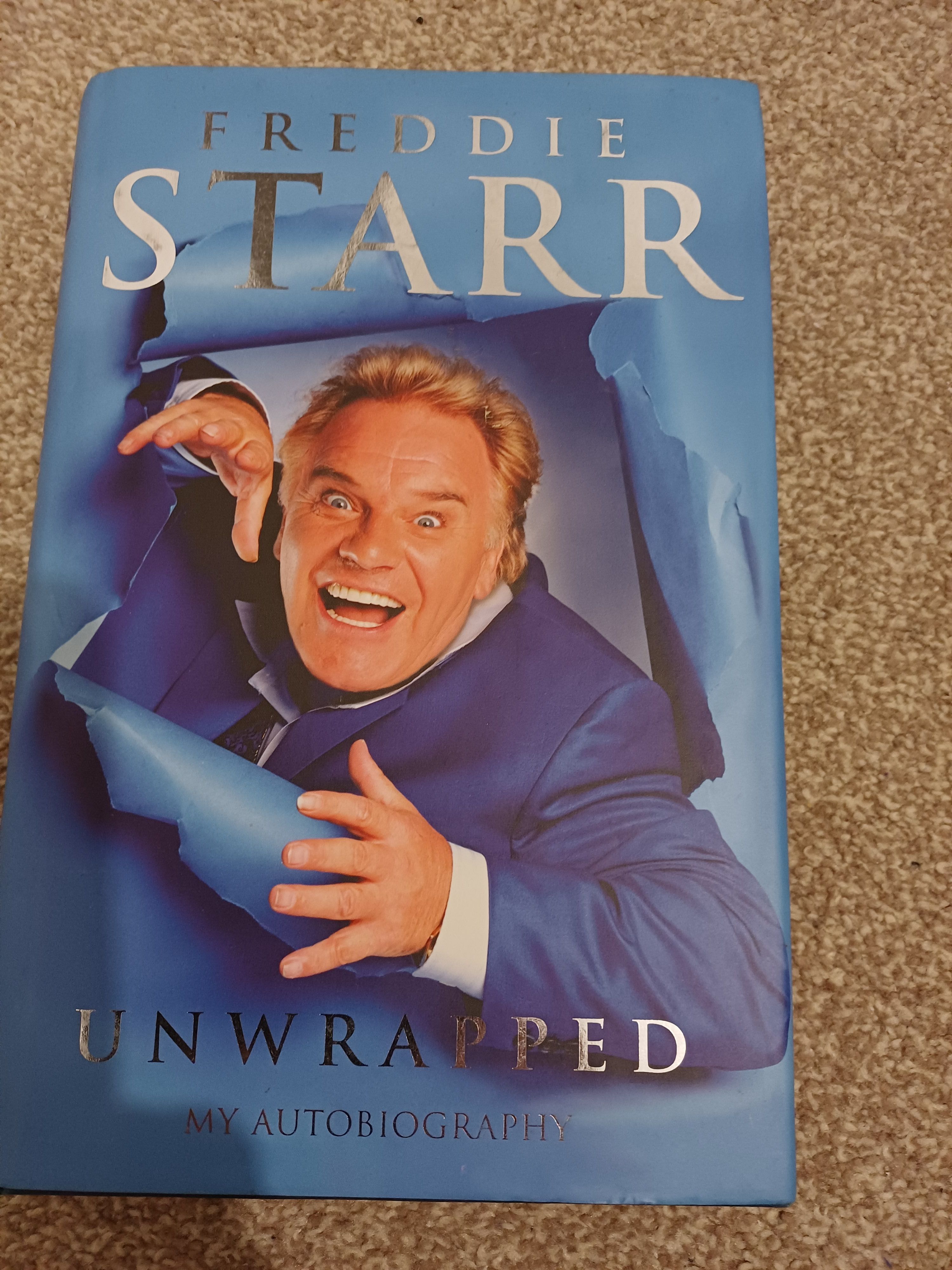 Freddie Starr Book autographed