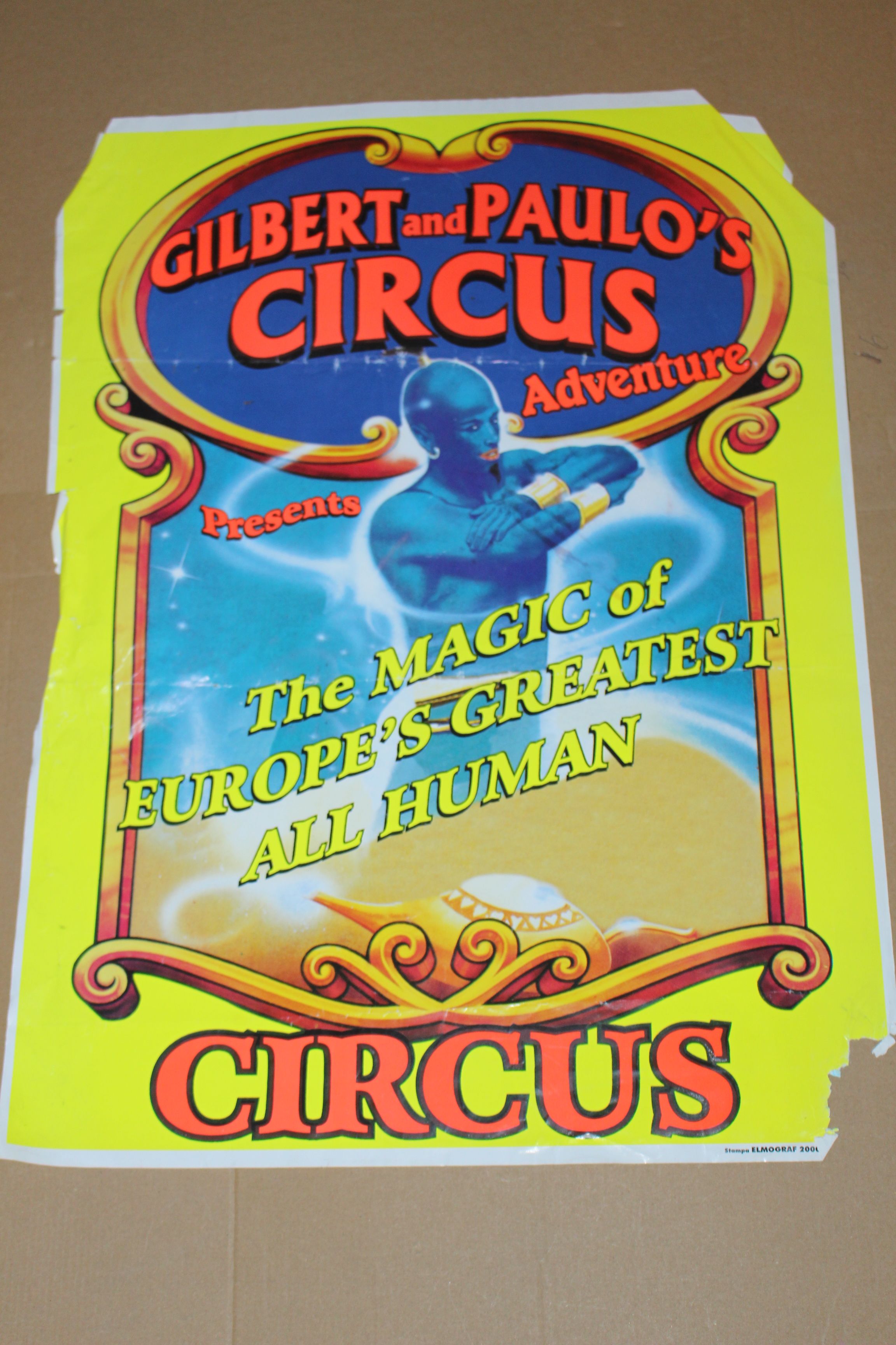 Circus poster gilbert and paulo
