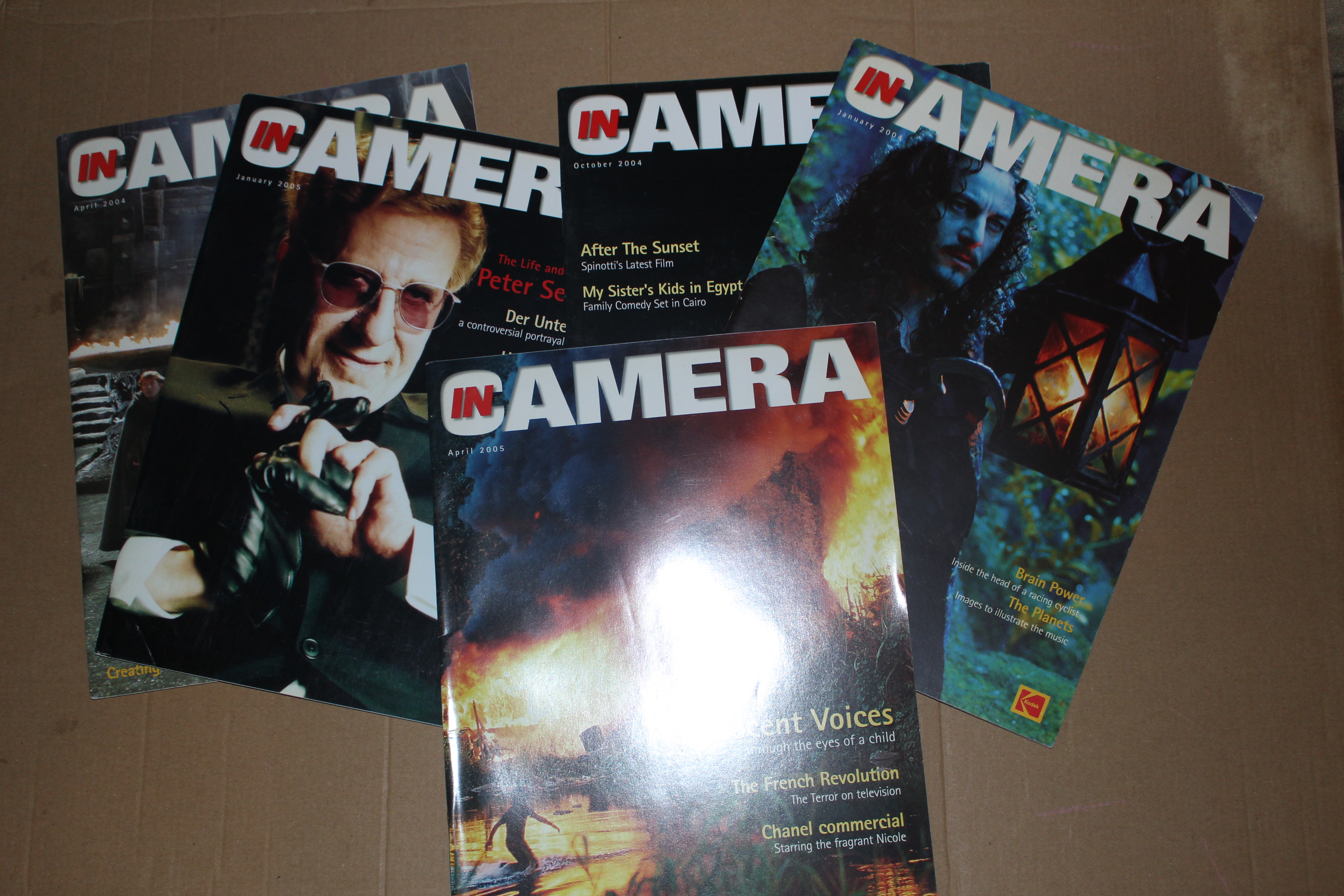 5 In camera magazines from 2004 /5