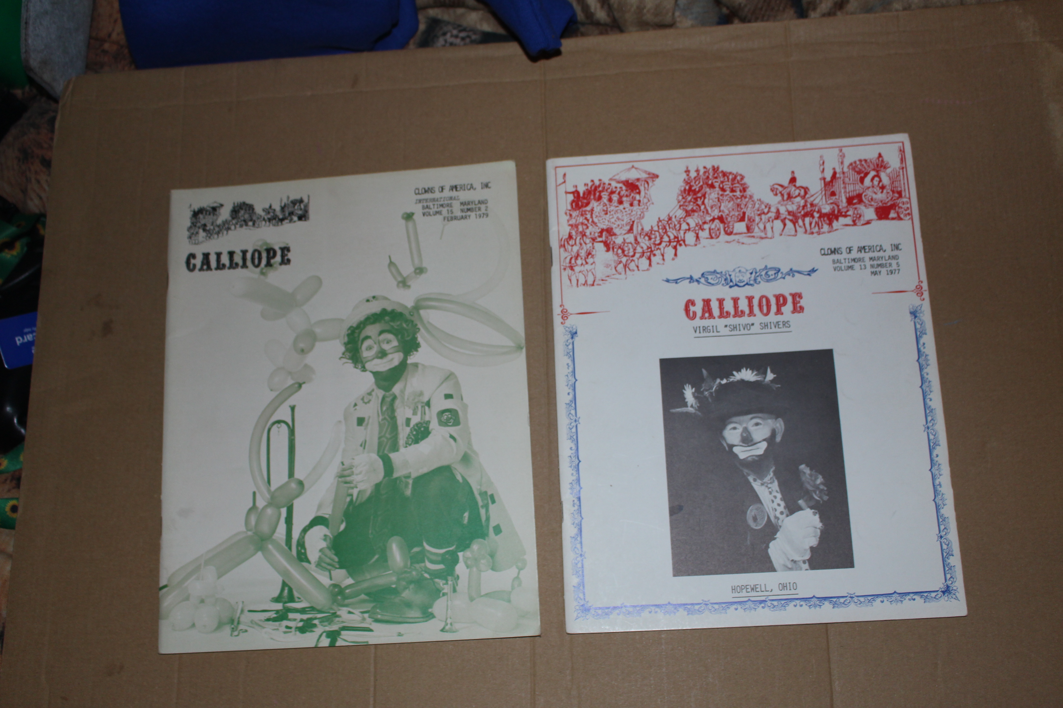 2 calliope magazines 1970s