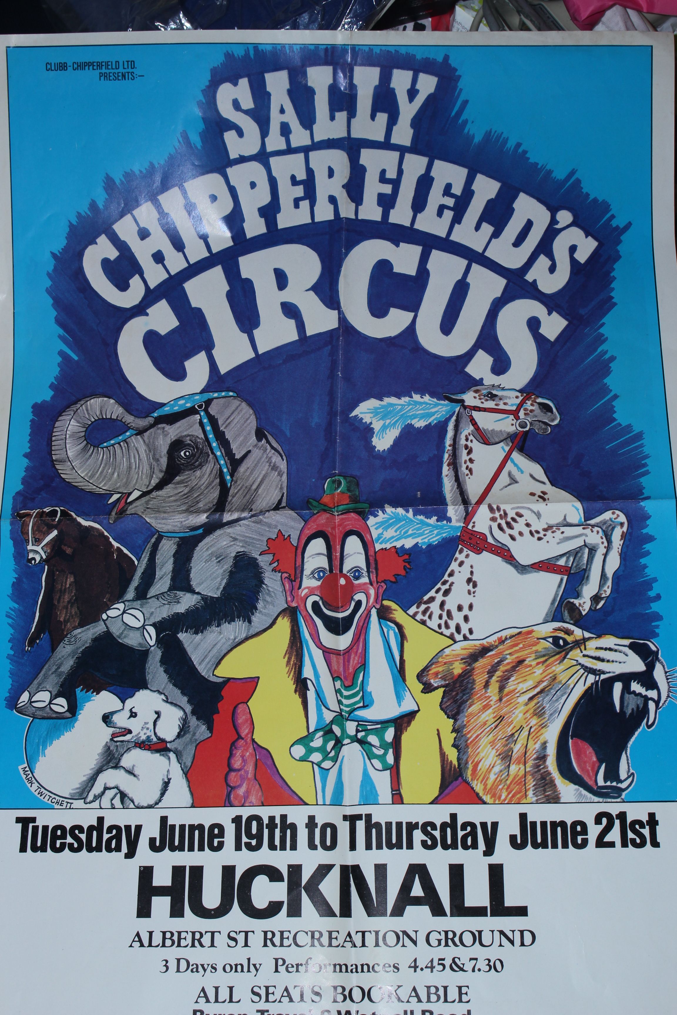 Circus Poster Sally Chiperfields