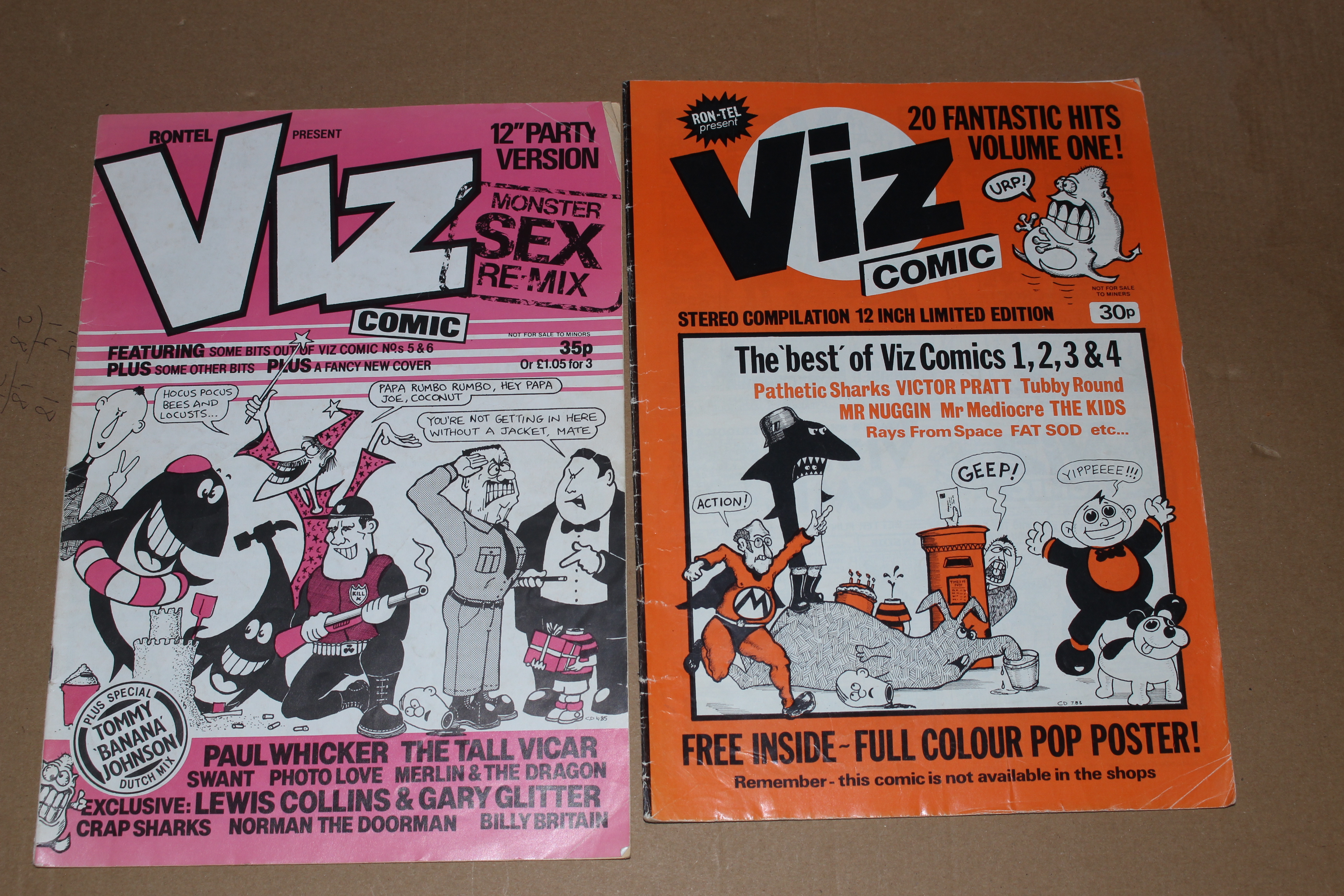 2 Viz comics early edition 1980s