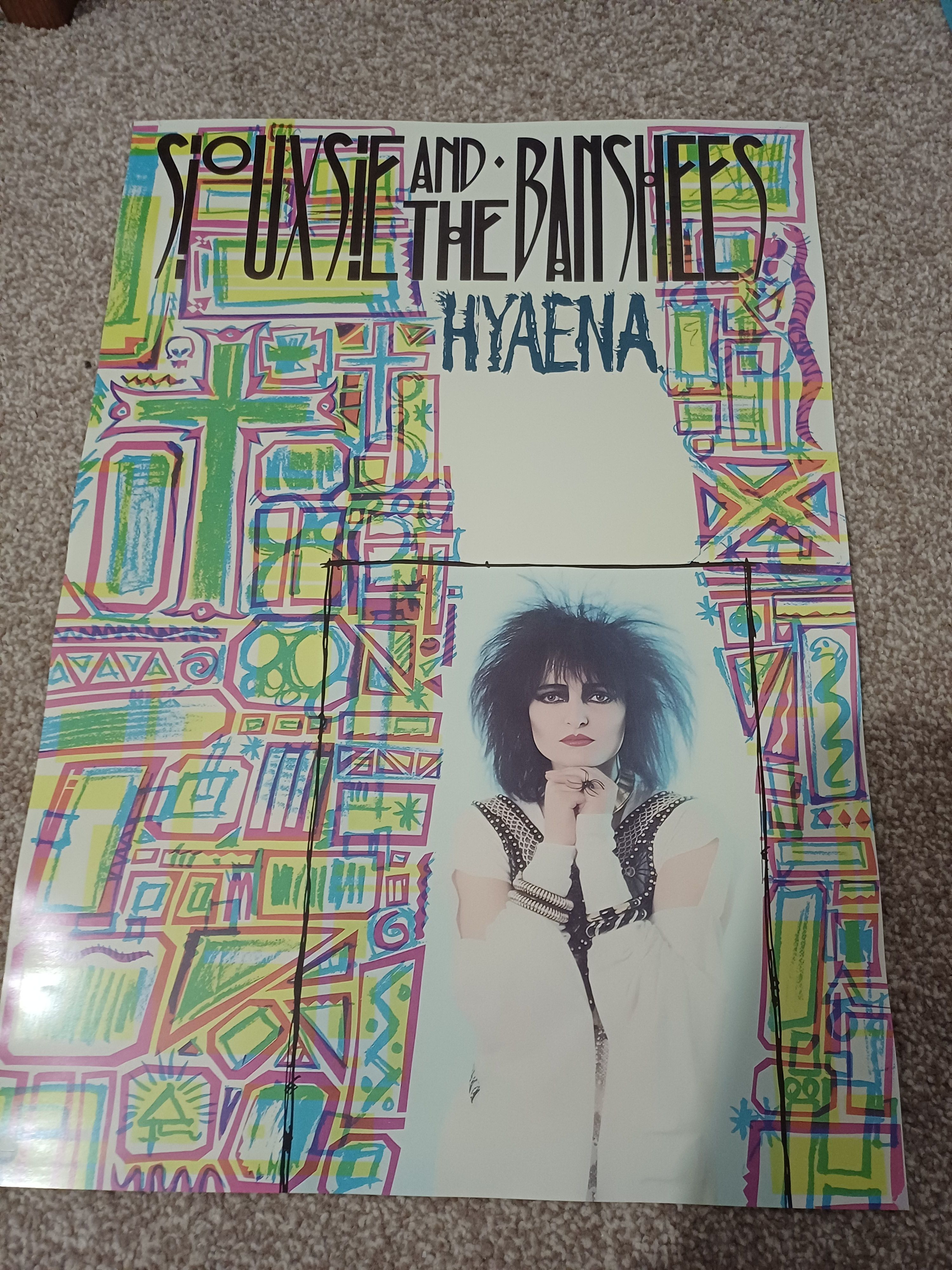 Siouxsie and the Banshees poster A3