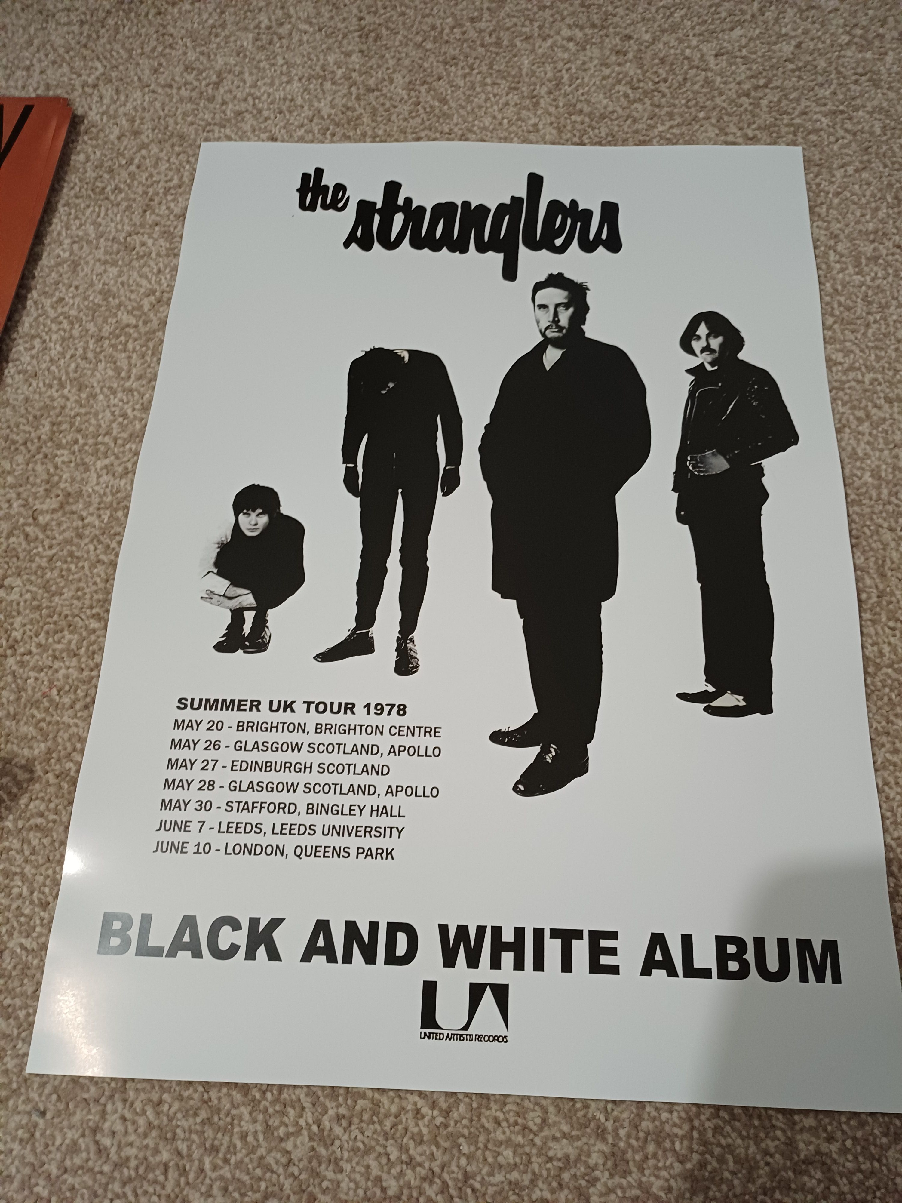 Stranglers poster A3