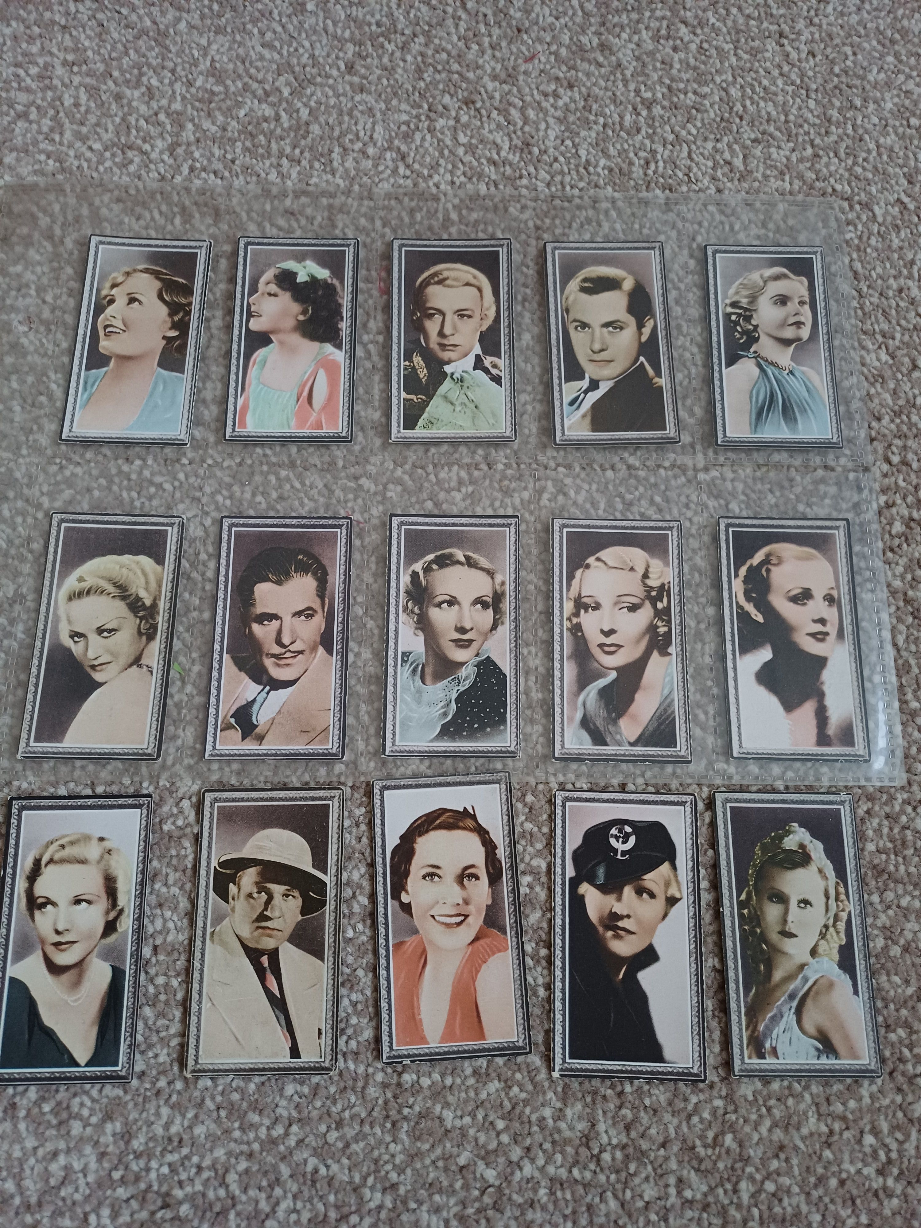 Screen Stars cigarette cards