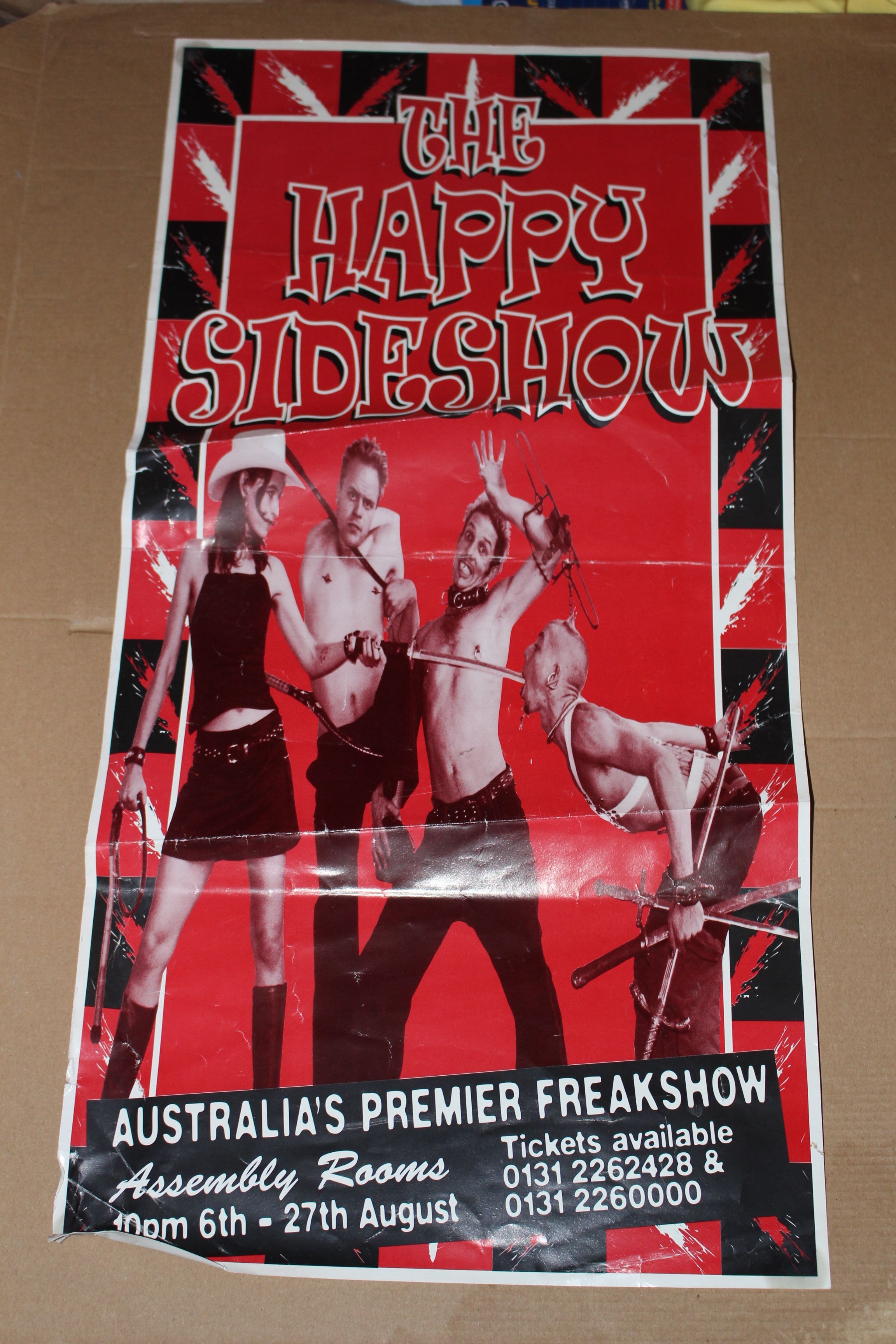 Sideshow Poster 1990s 30 x 60 cms