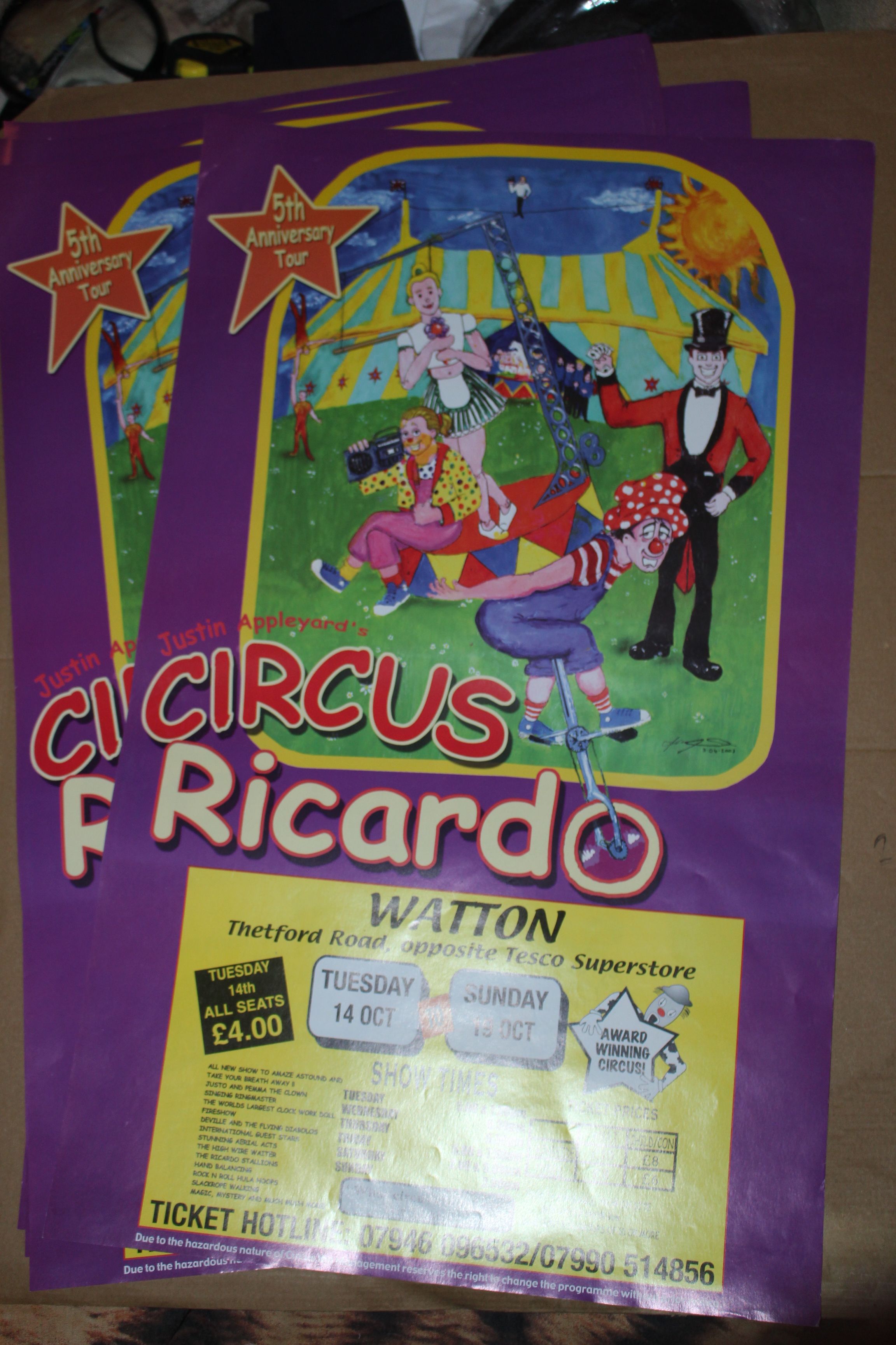 2 Circus posters