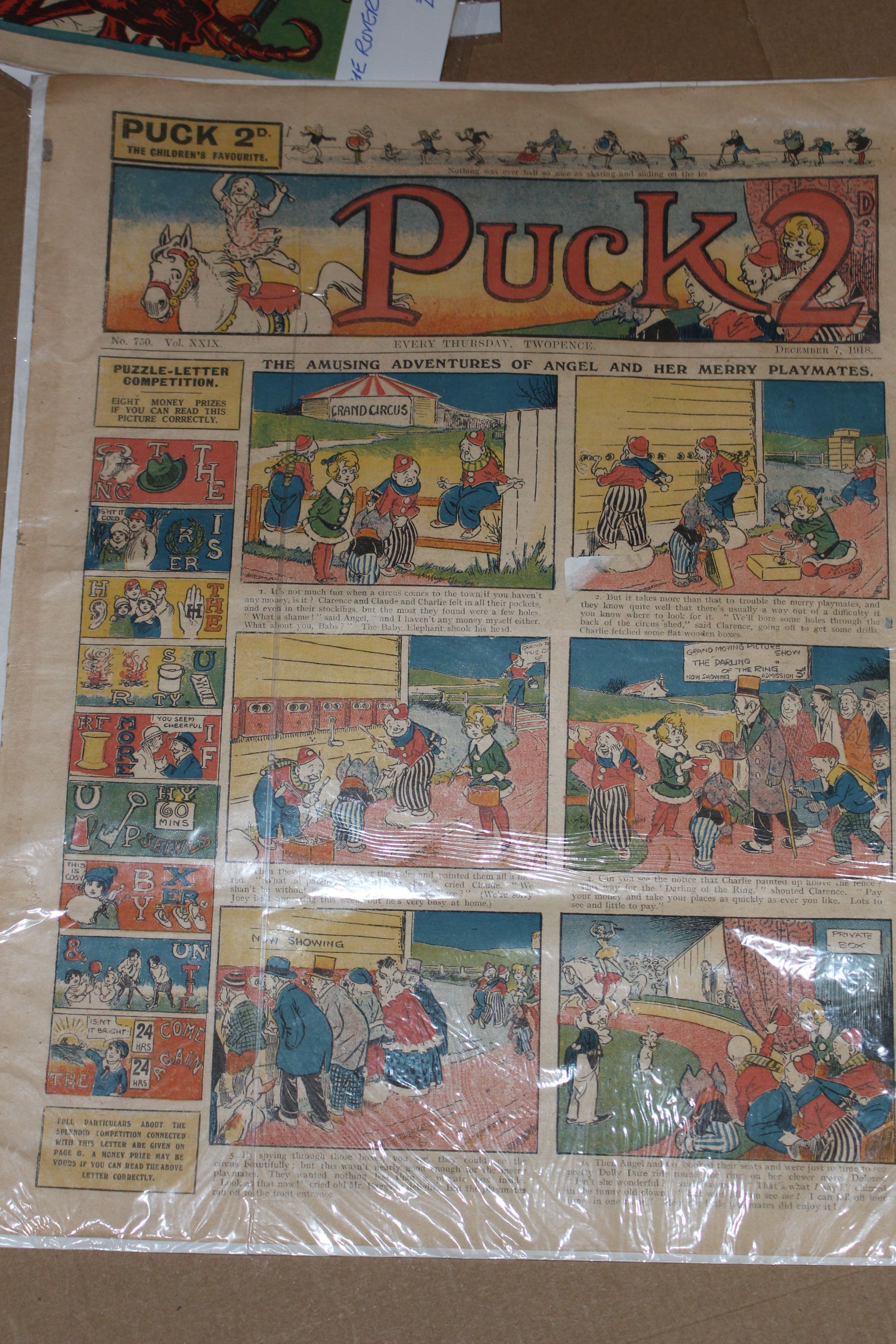 Puck comic 1918
