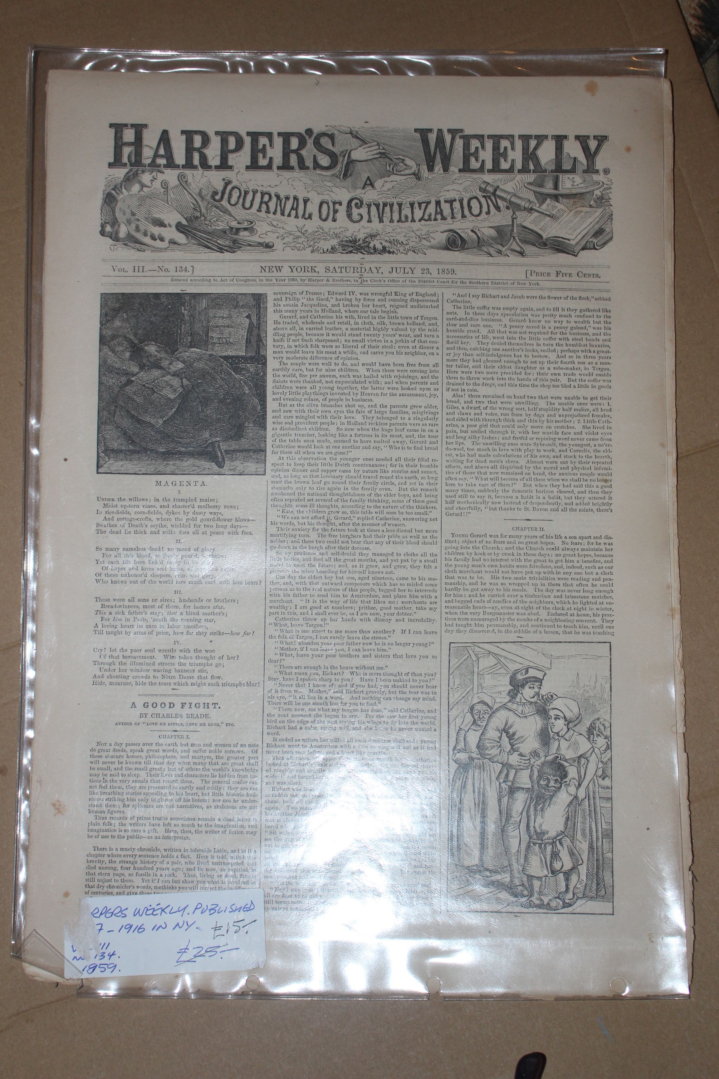 Harpers weekly 1859
