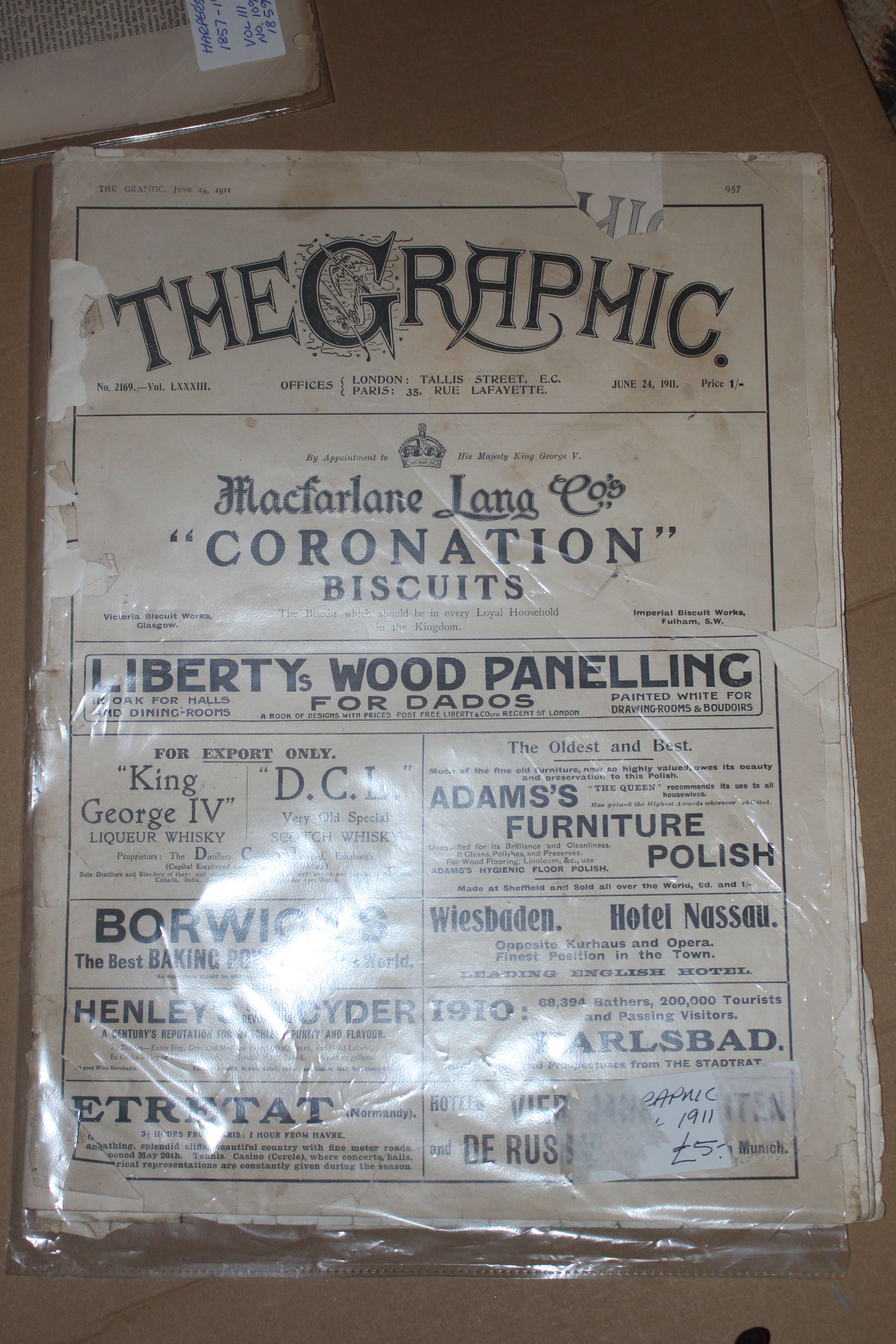 The Graphic magazine newspaper 1911