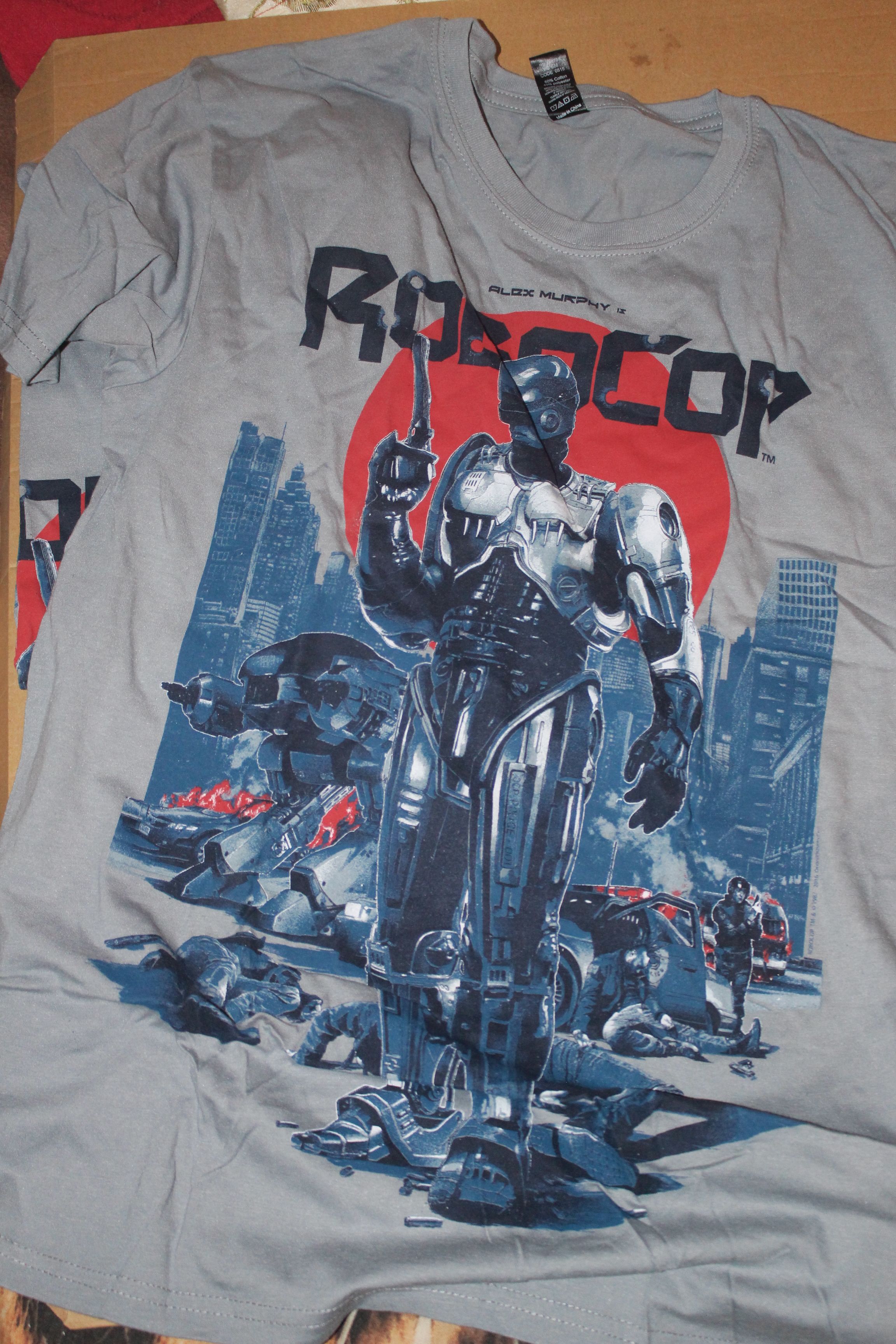 10 robocop t shirts new joblot