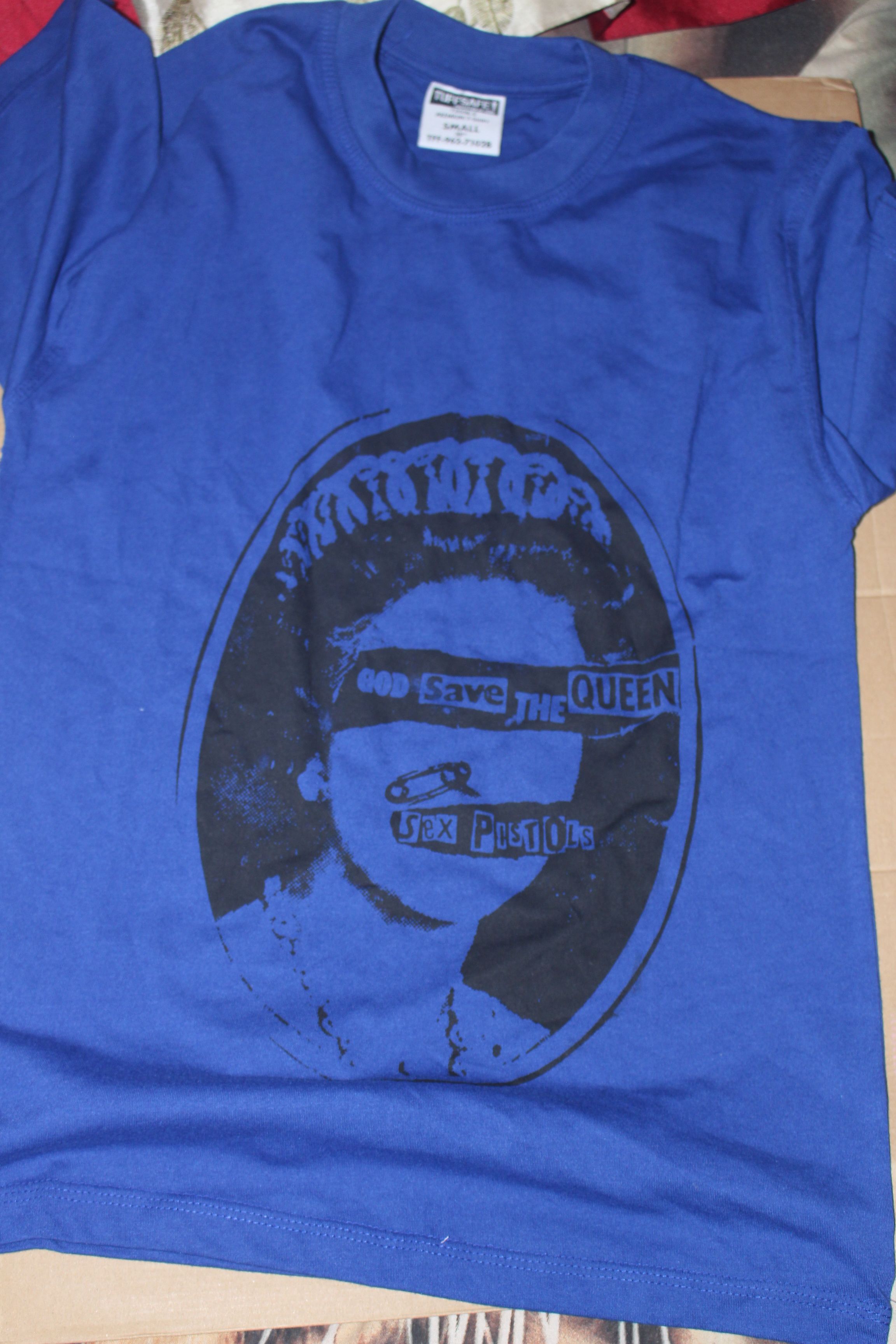 Sex pistols t shirt small god save the queen