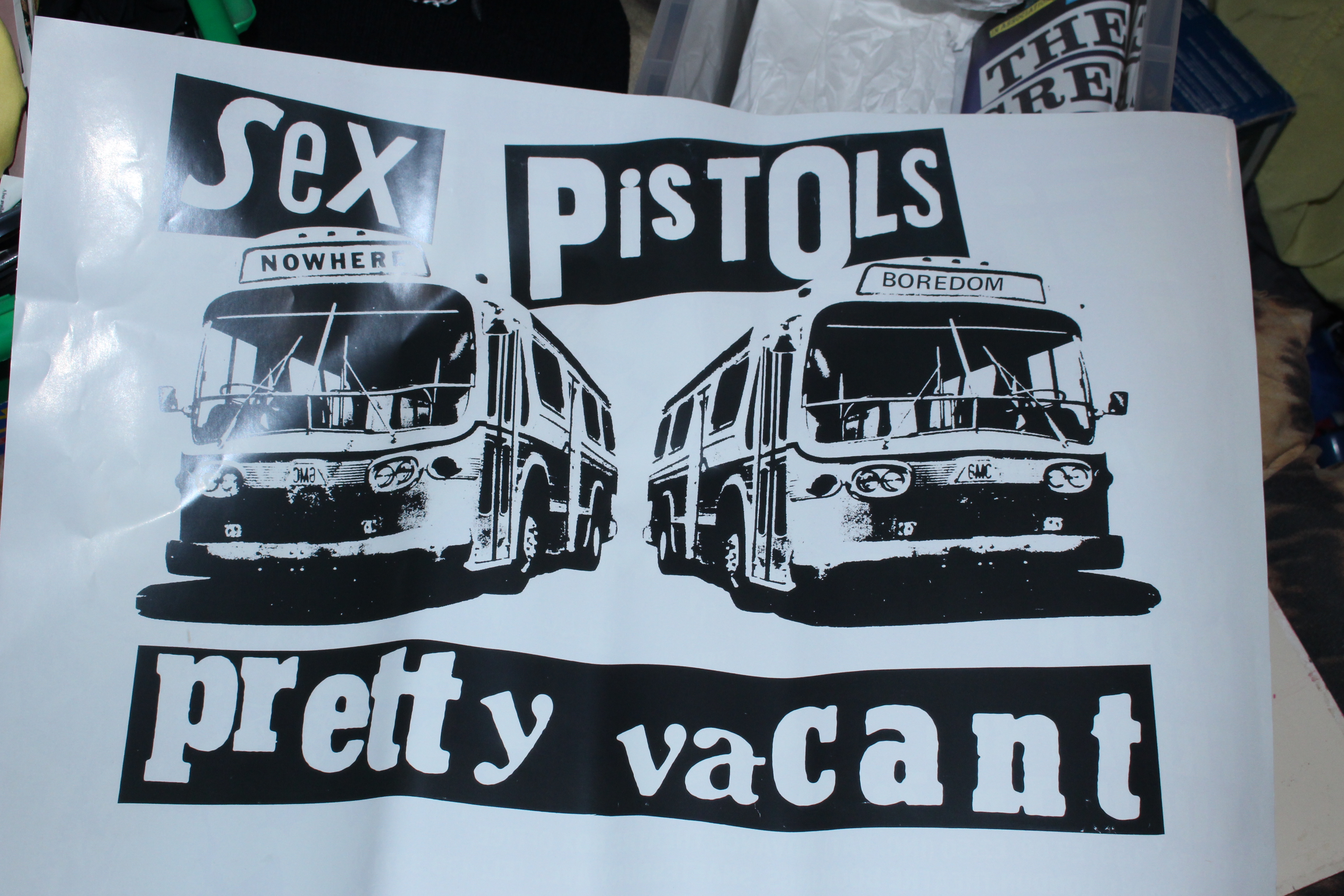 Sex Pistols Plasmatics double sided a2 poster