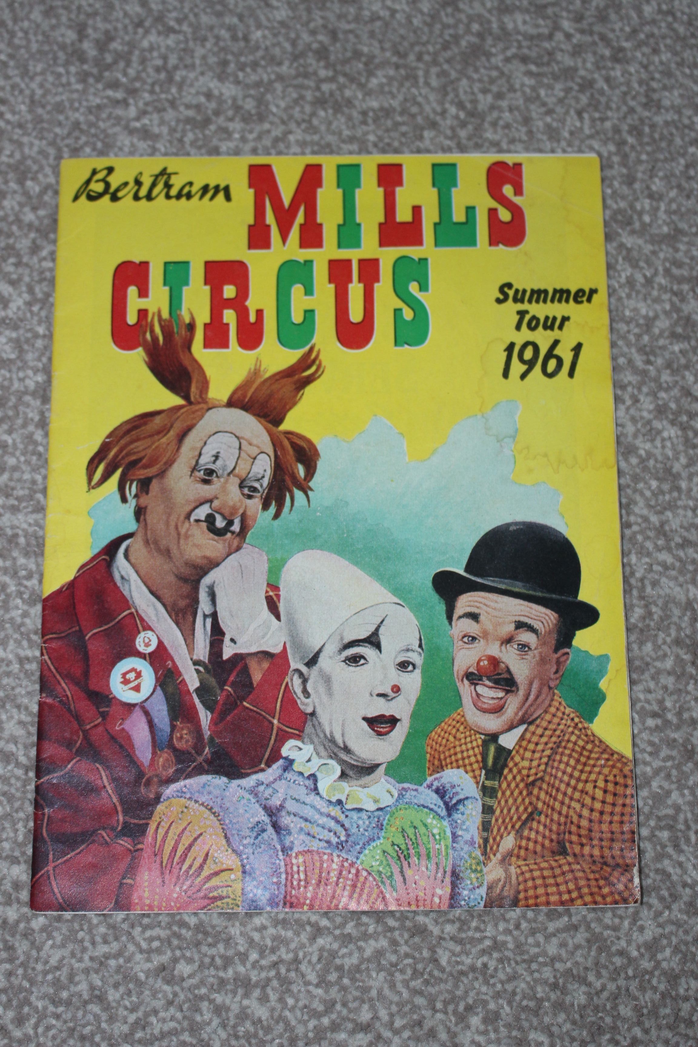 Bertram Mills programme 1961