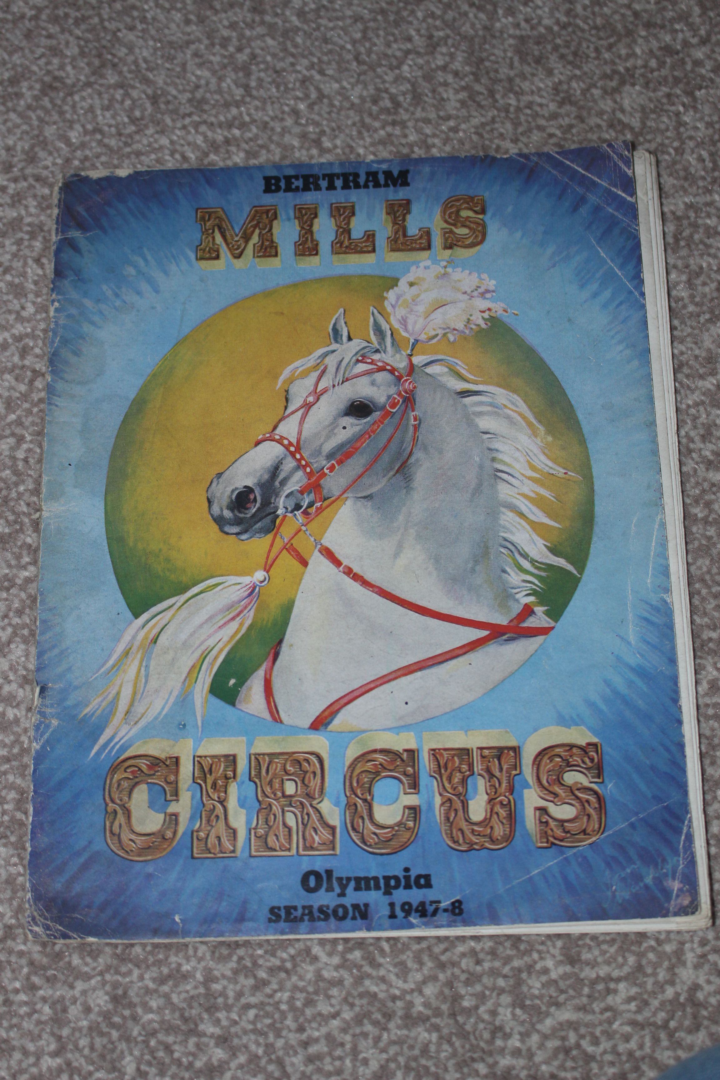 Bertram Mills programme 1947