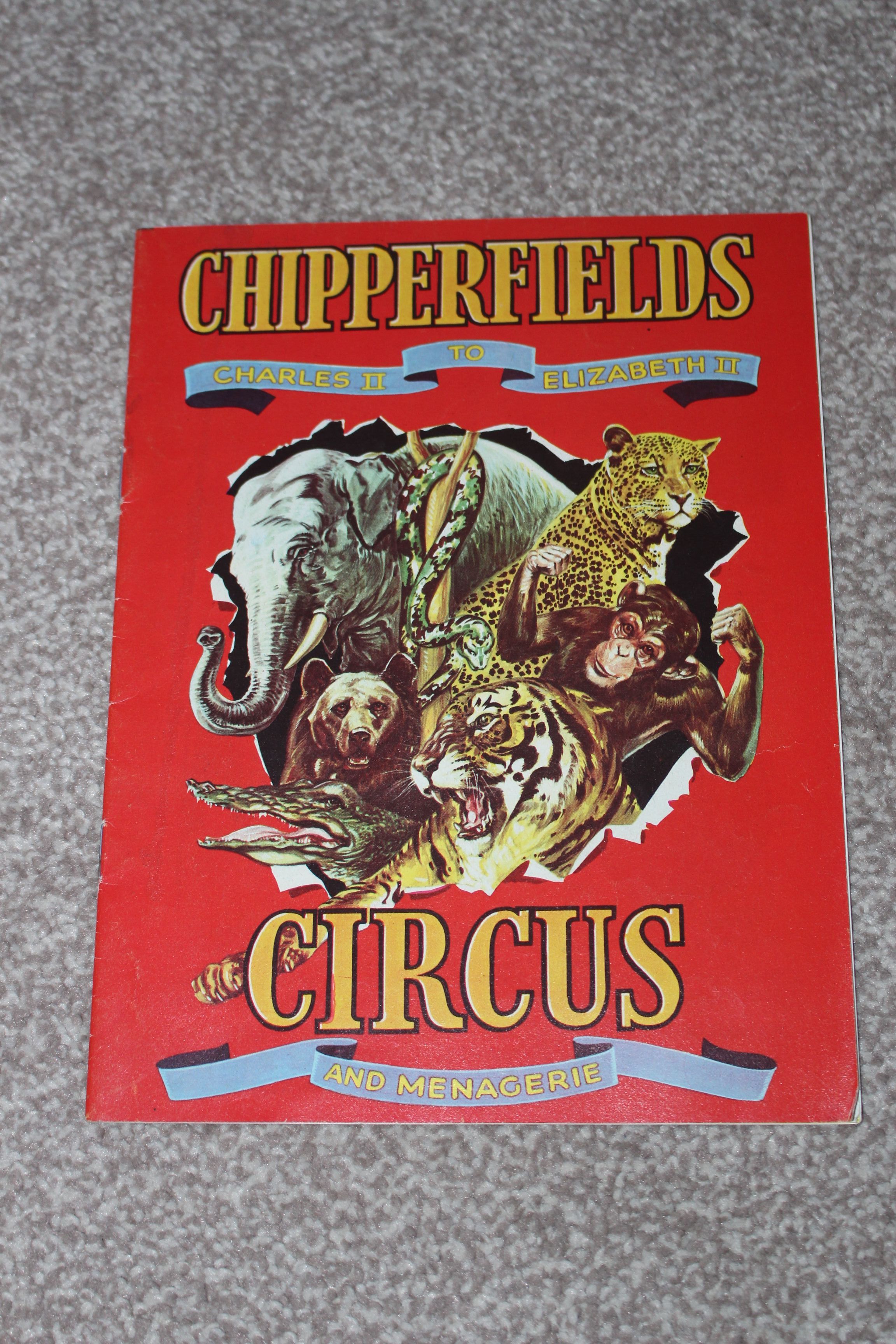 Chipperfields Circus brochure 1970