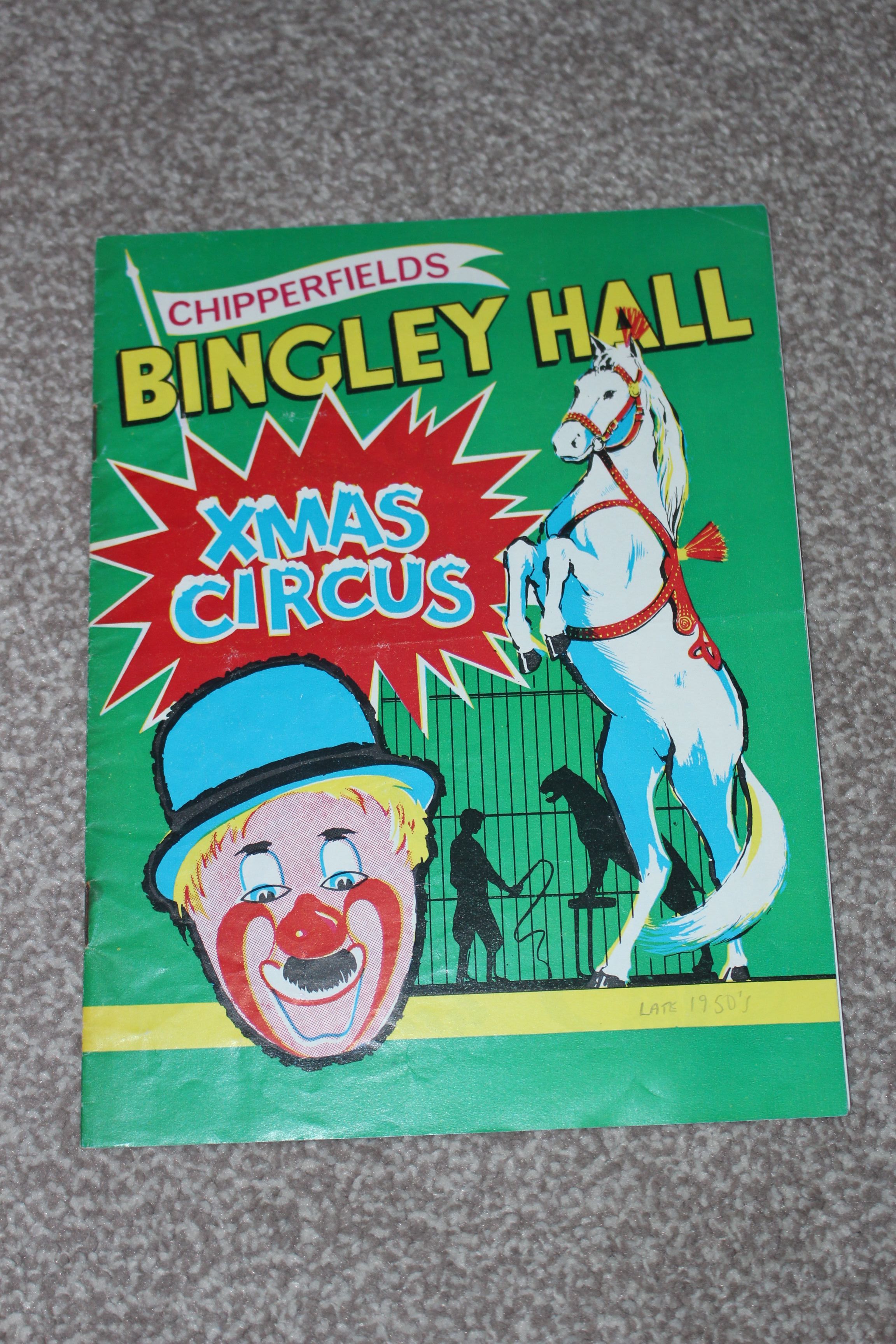 Chipperfields Circus brochure 1950s