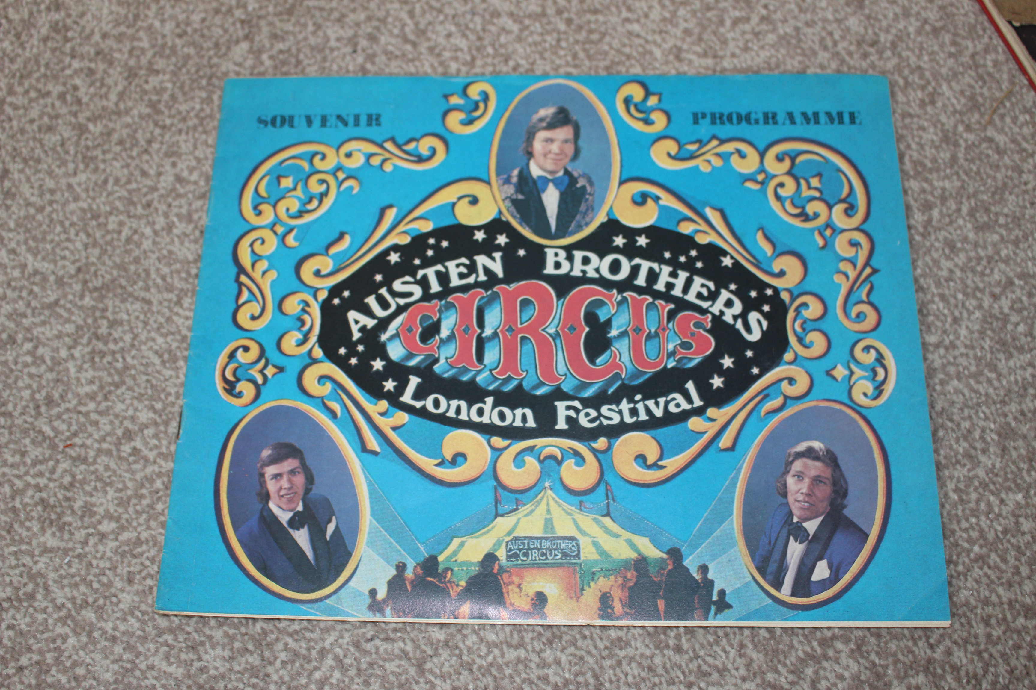 Austin Brothers Circus programme 1970s