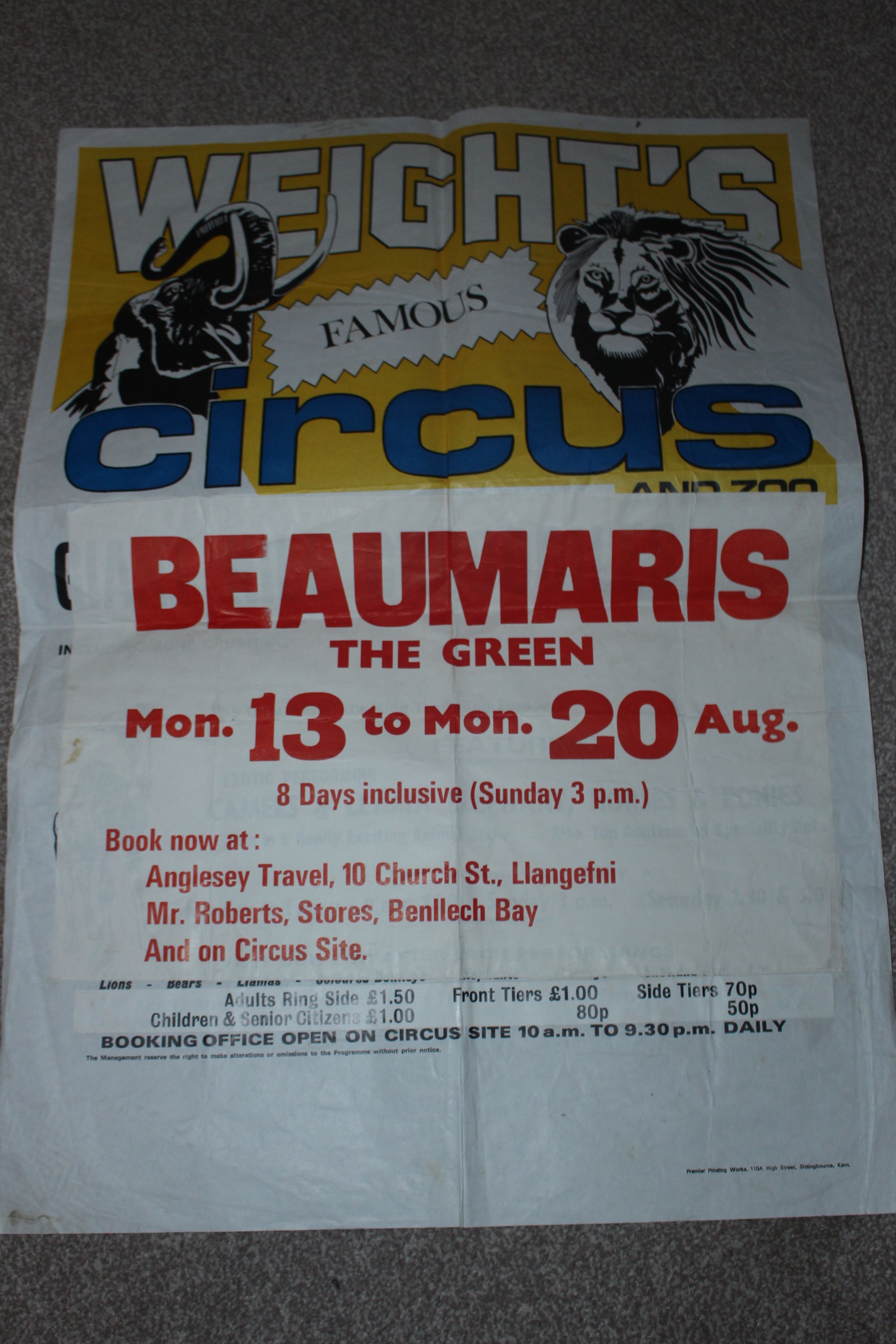 Weights Circus poster 90s
