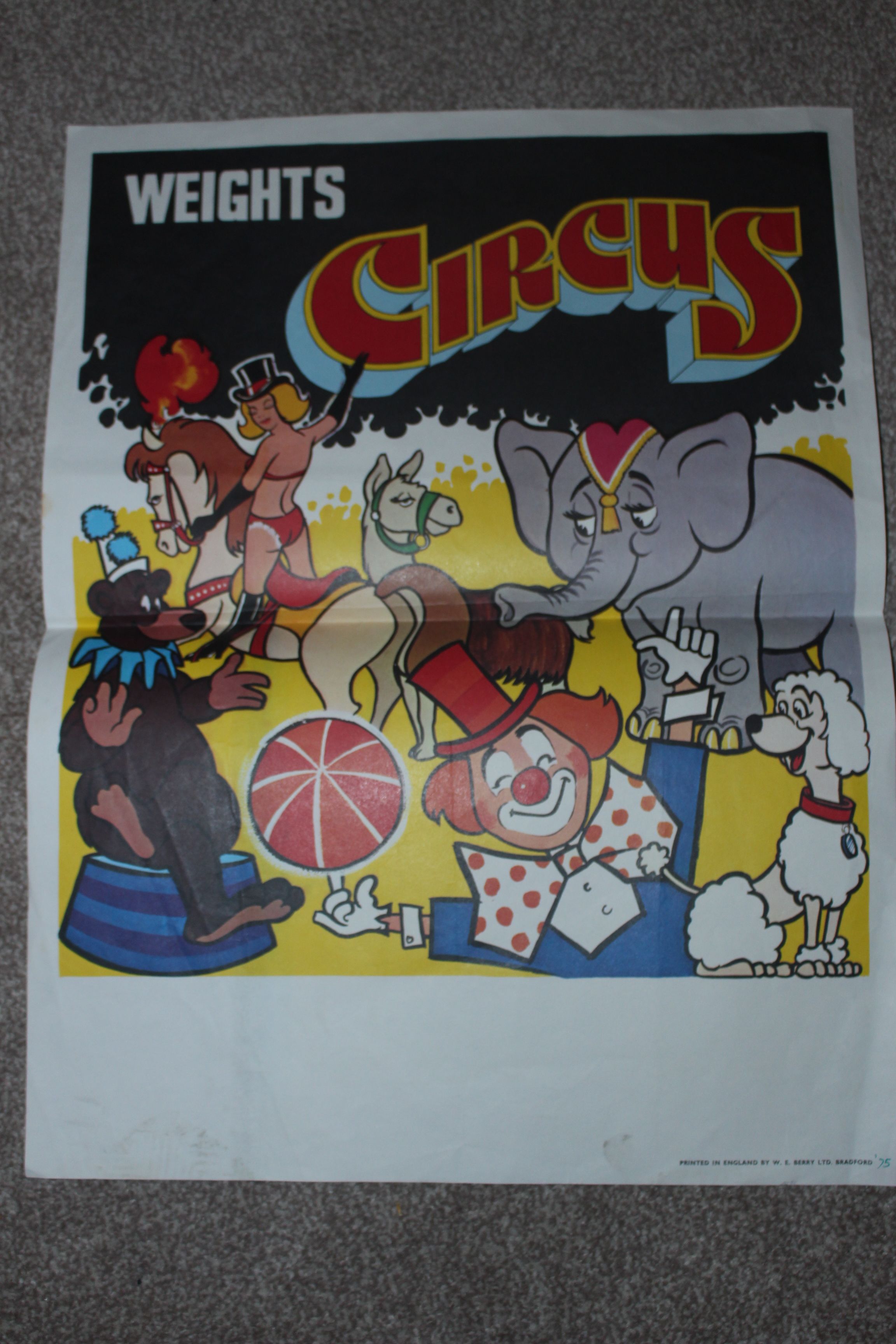 Weights Circus poster 90s