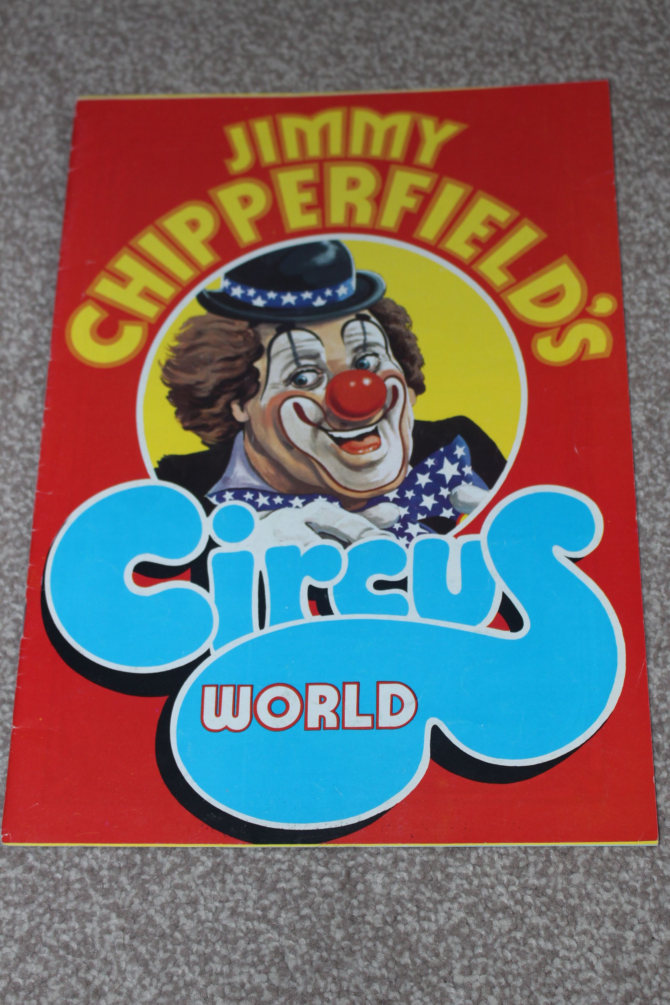 Jimmy Chipperfields Circus programme 70s