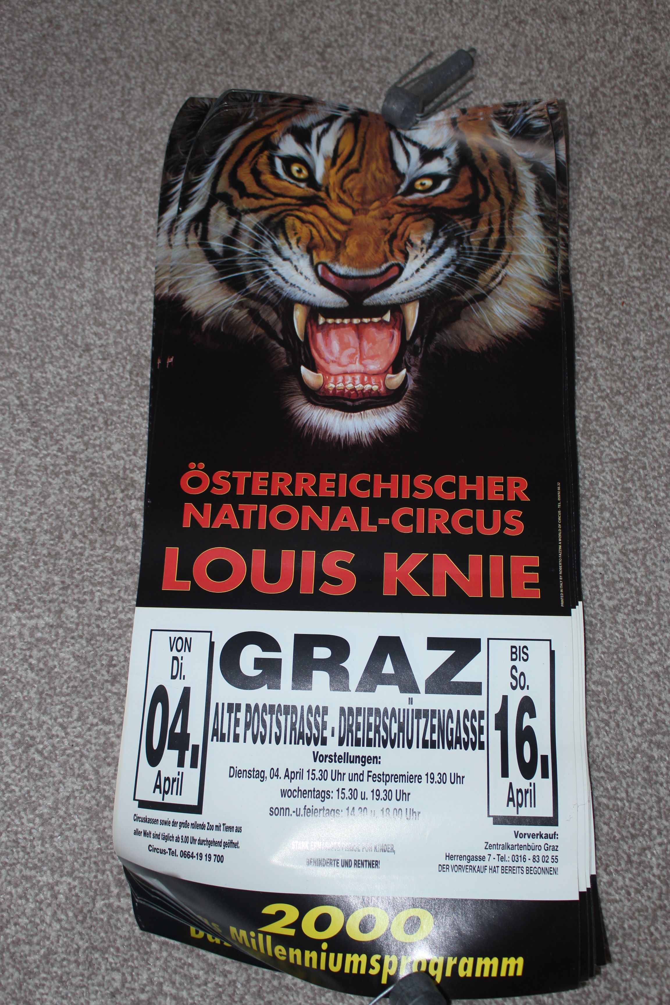 Louis Knie Circus poster small