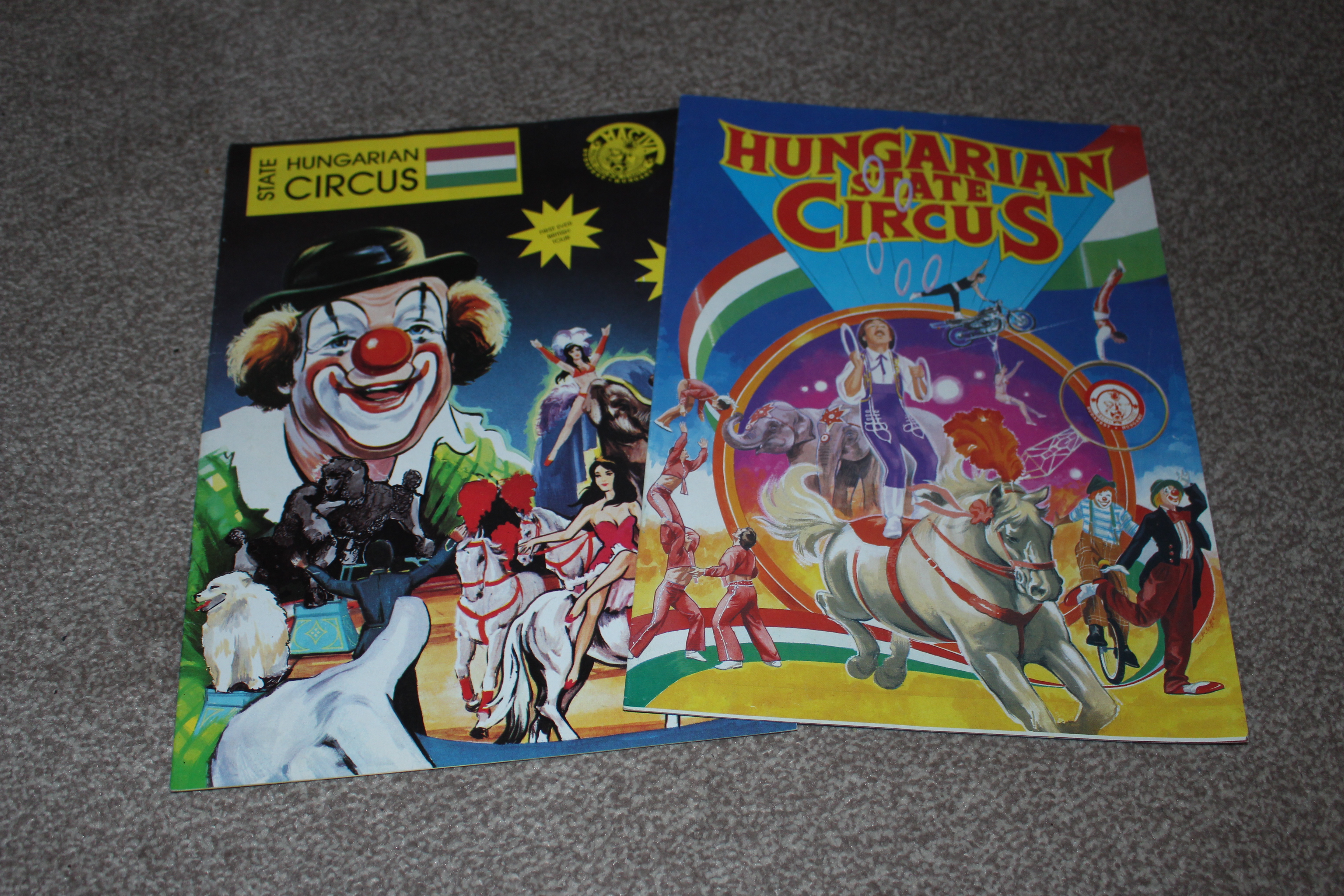2 Hungarian Circus programmes