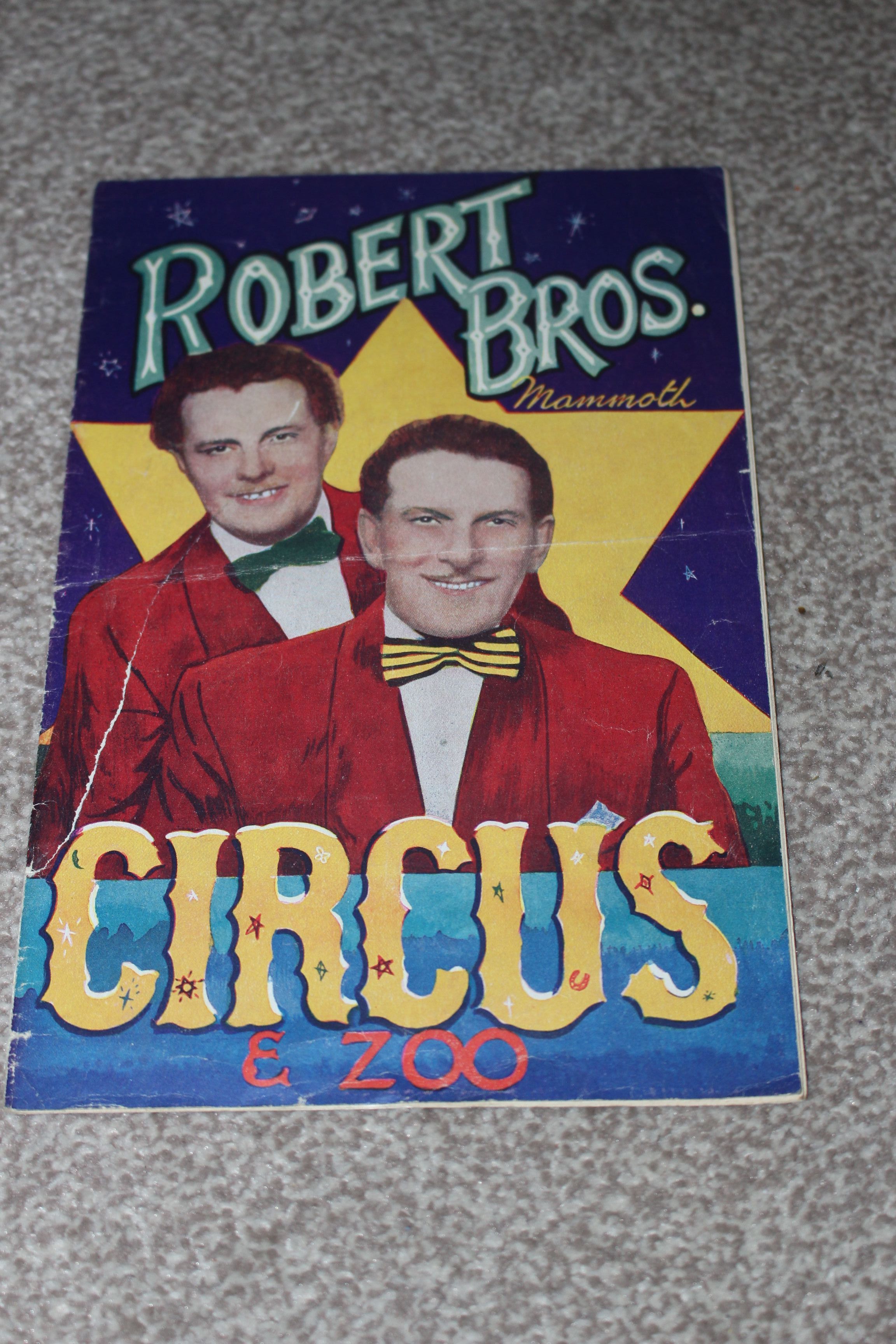 Robert Brothers Circus programme