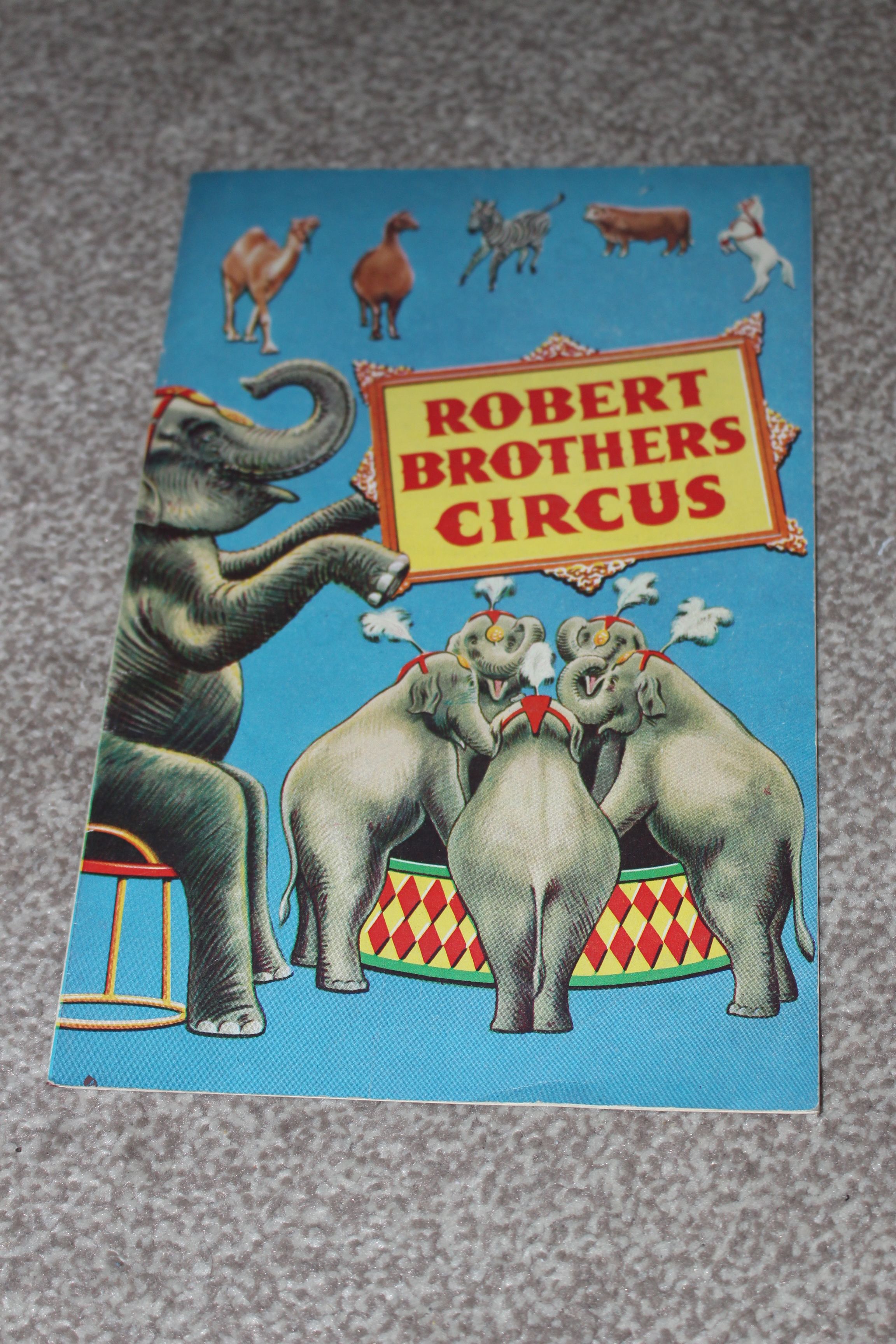 Robert Brothers Circus programme